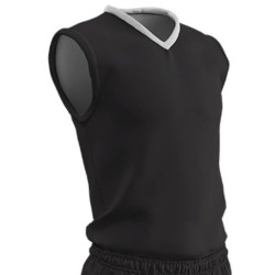 Champro Youth Clutch Basketball Jersey Black White Large