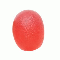 Fabrication Enterprises 10-1892 CanDo Gel Squeeze Ball Large Cylindrical&#44; Red - Light