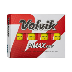 Volvik Vimax Soft Golf Balls Matte Yellow 12pk
