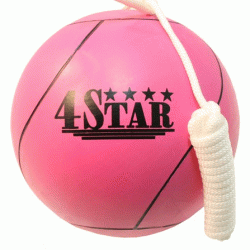 386 New Pink Tether Ball for Play Grounds & Picnics with Rope