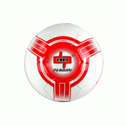 8304 Perrini Futsal - Official Size 4 Soccer Ball White & Red