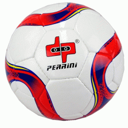 8305 Perrini - Official Size 5 Soccer Ball Red & Blue